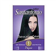 Tintura Santantônio Tablete Nº1 Negro: Cabelo Preto e Radiante - imagem 1