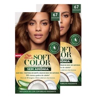 Tintura Soft Color Chocolate: 2 Kits Sem Amônia - imagem 1