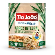 Tio João Cozinha Fácil Arroz Integral + Vegetais - 200g - imagem 2