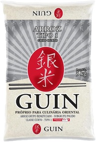 Arroz Oriental Guin Grão Curto Tipo 1 - 5kg - imagem 1