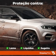 Jogo de Tapetes Automotivos Tipo Bandeja para Jeep Commander (2016-2025) em Borracha com Borda Alta Grid - Proteção e Estilo Premium - imagem 5