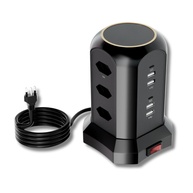 Torre de Tomada EzyLife®: 9 Tomadas + 6 USB (Tipo-C) - Potência 2500W | Organização e Segurança - imagem 1
