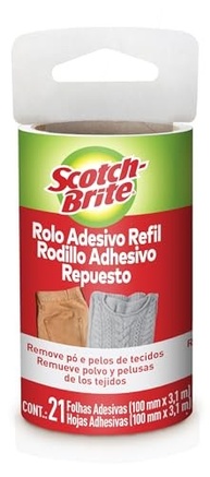 Scotch-Brite 3M Refil Rolo Adesivo Tira Pelos - Alta Performance para Limpeza Rápida - imagem 2