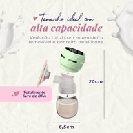 Tira-Leite Elétrico Portátil com 9 Níveis de Sucção | Seguro, Silencioso e Ergonômico para Amamentação Confortável - imagem 5