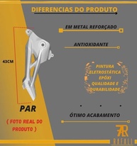 Kit Essencial: Suporte Bacalhau e Pedaleira Traseira para Honda CG Titan, Fan e Start 160 - imagem 3
