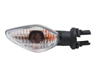 Par de Pisca Cristal Titan 150/160 e Twister - Completo com Lâmpada e Terminal Elétrico - imagem 2