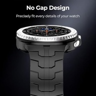 synsing Pulseira magnética de titânio compatível com Samsung Galaxy Watch 8 de 40 mm/44 mm/8 Classic de 46 mm, pulseira de substituição sem lacunas para Galaxy Watch 8 para mulheres, leve e adequada - imagem 4