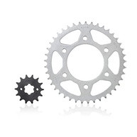 Kit Relação Riffel Titanium CG 150/160 - Corrente 428H 118L Aço 1045 - imagem 5