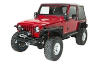 Placa de Guincho Fishbone Offroad Piranha para Jeep TJ (97-06) - Aço Texturizado Preto - imagem 1