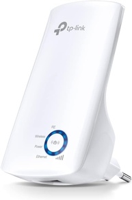 Repetidor de sinal Wi-Fi TP-Link TL-WA850RE Wireless N 300Mbps, compacto, expansor de sinal, adaptador de wireless, App Tether, Controle de Leds, Branco - imagem 1