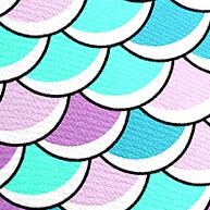TNT Escamas Sereia: Decore Festas e Paredes! ✨ - imagem 1