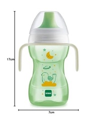 Copo MAM Fun To Drink NIGHT 270ml - Compatível e Seguro para Bebês - imagem 4