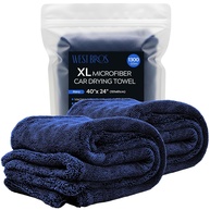 Toalha de Secagem de Carro WEST BROS 1300 GSM - Secagem Profissional Extra Grande (101x61cm) - imagem 1