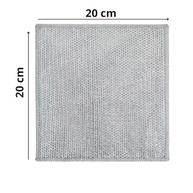 Pano de Limpeza Metálico Reutilizável - Toalha de Lã de Aço Multiuso, 5 Unidades 20x20 cm - imagem 3