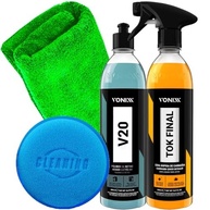 Kit Brilho Vonixx Tok Final Carnaúba V20: Polidor, Toalha e Aplicador para um Acabamento Impecável - imagem 2