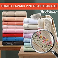 Toalha Lavabo Dohler: Pinte e Crie! - imagem 1