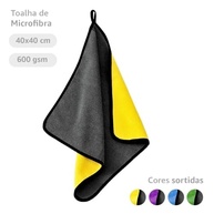 Kit 3 Toalhas de Microfibra Automotiva 600gsm - Dupla Face, Secagem e Polimento - imagem 3