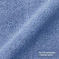 Decolab Jogo de Toalhas 100% Algodão Premium - Maciez e Absorção Máxima (Azul-marinho e Azul-claro, 5 Peças) - imagem 4