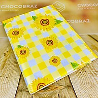 Toalhas Festa Junina Xadrez Girassol Amarelo 78x78 Inove - imagem 1