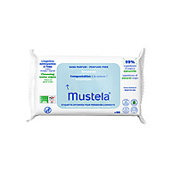 Toalhas Umedecidas Mustela Compostáveis – Limpeza Suave Sem Perfume - imagem 1
