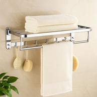 Toalheiro Inox Duplo 60cm: Organize seu Banho! - imagem 1