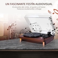 Vitrola Toca Disco Vinil Automático Bluetooth Vintage - Som de Alta Definição - imagem 5