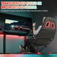 Cabine Simuladora de Corrida Profissional: Compatível com Todos os Volantes e Pedais - imagem 3