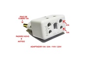 Kit 2 Adaptadores Tomada Bob Esponja Universal 10A/20A Bivolt - Essencial para seus Eletrônicos! - imagem 3