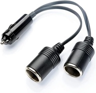 Adaptador Tomada Veicular 12V/24V CC: Duas Portas Isqueiro e Carregamento Rápido - imagem 1