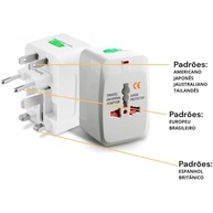 Kit 2 Adaptadores de Tomada Universal Bivolt: Sua Viagem Sem Limites! - imagem 5
