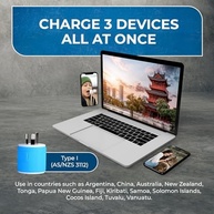 Adaptador de Tomada OREI Tipo I com USB Duplo: Sua Conexão Global com Segurança e Praticidade - imagem 5