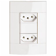 Tomada Decor Schneider 2P+T 10A 250V – Segurança e Estilo - imagem 1