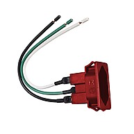 Tomada Embutir Vermelha 2P+T 10A 250V Margirius: Segurança e Estilo - imagem 1