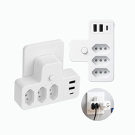 Adaptador Múltiplo Tomada com 3 Entradas e 2 USB-A + 1 USB-C | Régua de Energia Inteligente - imagem 1