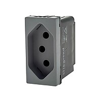 Tomada Modular PialPlus: 1 Posto, 10A, 250V - imagem 1