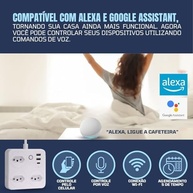 Tomada Inteligente Wi-Fi com 3 Tomadas, 2 USB e 1 USB-C: Controle Total na Palma da Sua Mão! - imagem 4