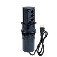 Torre de Tomada Totem Slim Automático: 3 Tomadas 20A Pretas - Solução Moderna e Segura! - imagem 2