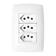Tomada Tripla Blux Home: Segurança e Design - imagem 1
