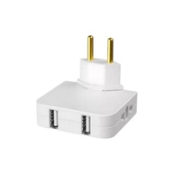 Adaptador Tomada Benjamin Articulado c/ USB: Carregue 4 Dispositivos e Viaje Leve! - imagem 2