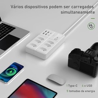 tomadas-2-usb-c-de-eletrica-usb-energia-multifuncional-inteligente-4-extensao-regua-19m-a-6-a