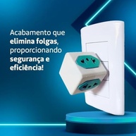 KIT 7 Adaptadores Benjamim Cubo 3D: Mais Tomadas com Segurança e Estilo! - imagem 3