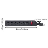 NonMiFyR Filtro de Linha 6 Tomadas Planas com Interruptor - Ideal para Casa, Escritório e Comércio - imagem 4