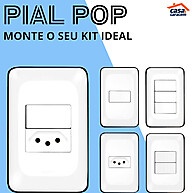 Tomadas e Interruptores Pial Pop: Crie Kits Personalizados - imagem 1
