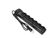 Filtro de Linha Régua Extensão 6 Tomadas Protetor Elétrico 10A Bivolt - Segurança e Praticidade! - imagem 1