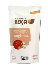 Kit 6X: Molho de Tomate com Funghi Orgânico Bendita Roça 200g - imagem 2