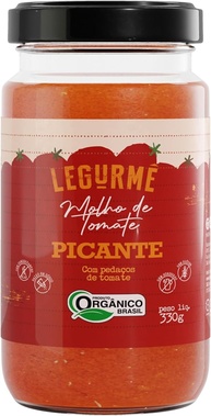 Legurmê Molho De Tomate Orgânico Picante 330G - imagem 1