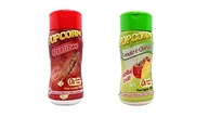 Temperos P/ Pipoca Popcorn Cx 12 Frascos. 6 Churrasco - 6 Tomate e Queijo - imagem 2