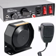 Sirene Automotiva BooYu 200W 12V: Alarme Potente com 9 Tons e Microfone para Veículos de Emergência e Trabalho - imagem 2