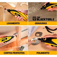 Micro Retífica 135W: Kit Completo The Black Tools - imagem 2