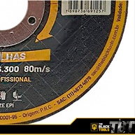 Disco Desbaste Metal 115mm: Kit 4 Peças The Black Tools - imagem 2